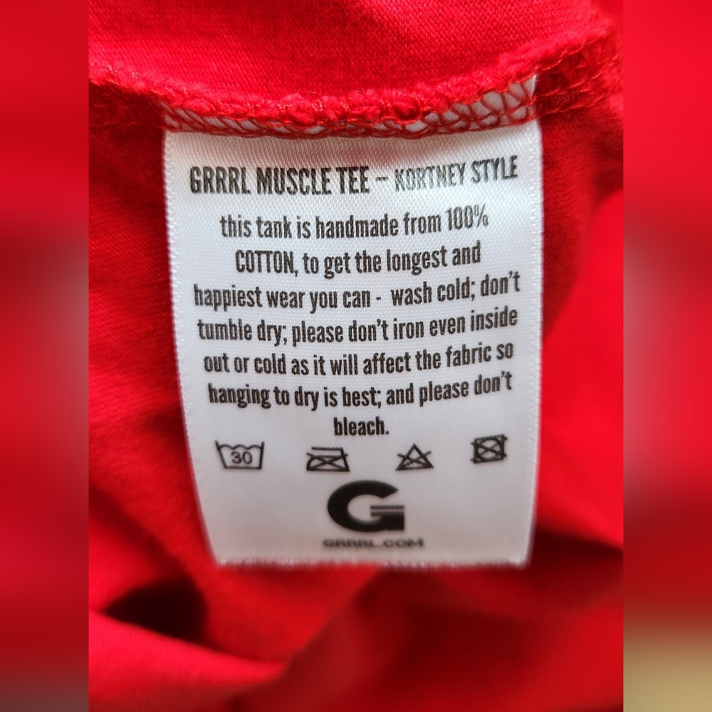 Star Raws Red Muscle Tee - Picture 5 of 5